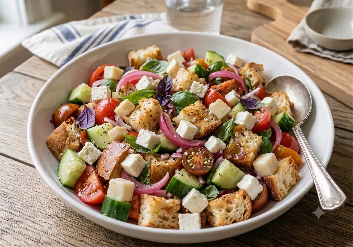 Easy Panzanella Salad
